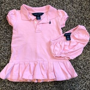 Pink Polo Baby Girl Dress